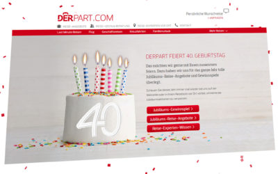 Die Multichannel-Jubiläumsfeier zum 40. Geburtstag von DERPART